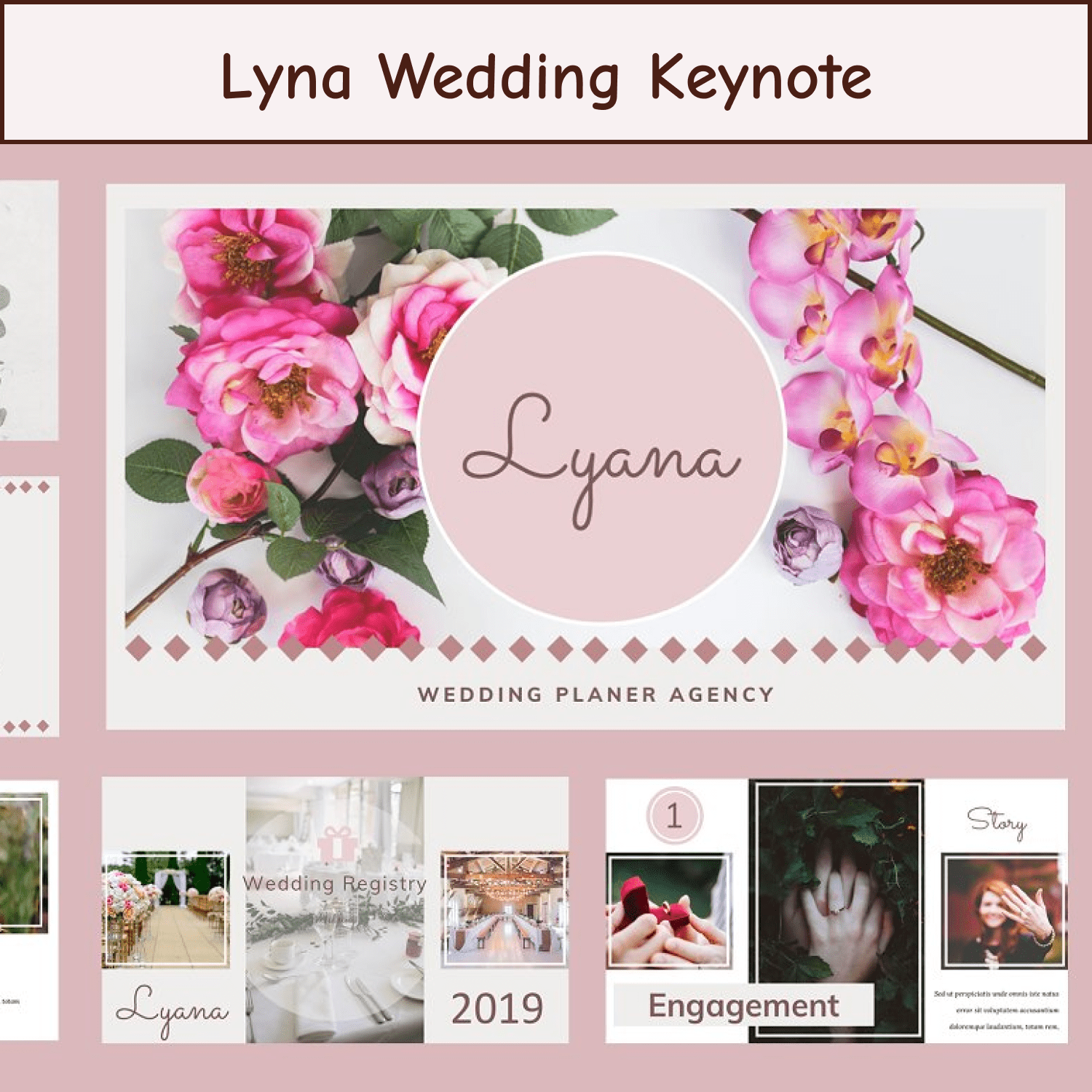 Lyna Wedding Keynote cover.