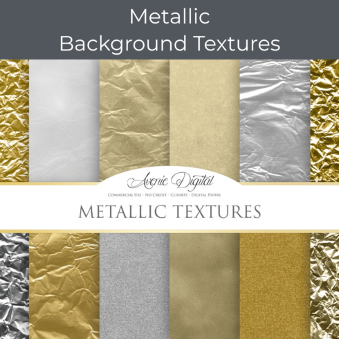 Metallic Background Textures.