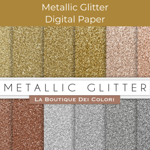 Metallic Glitter Digital Paper – MasterBundles