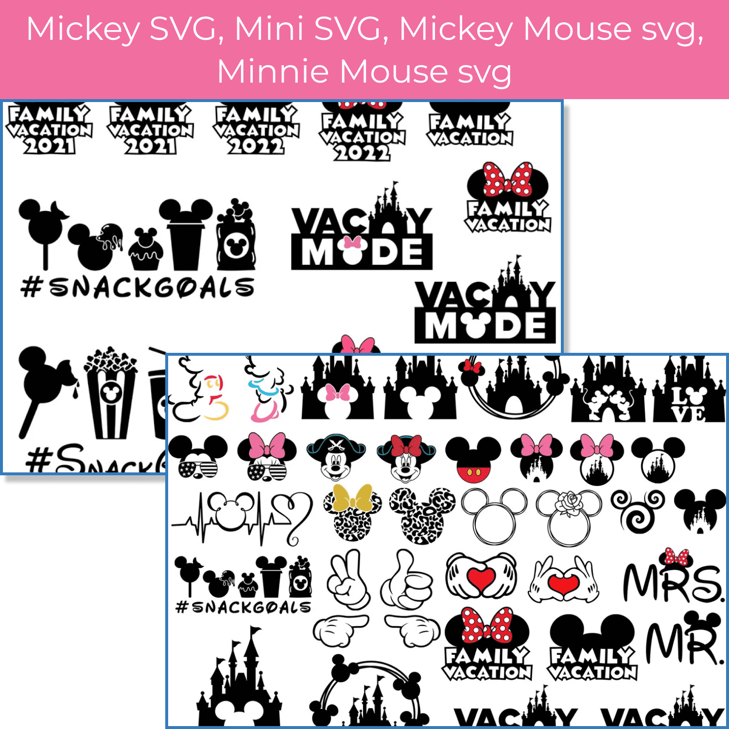 Mickey SVG File.