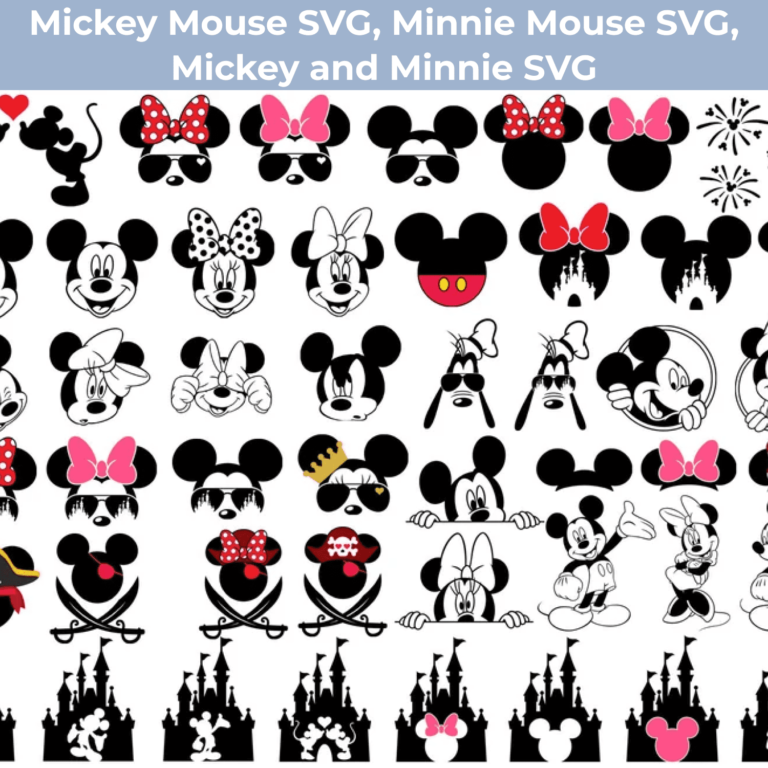 Mickey and Minnie SVG – MasterBundles