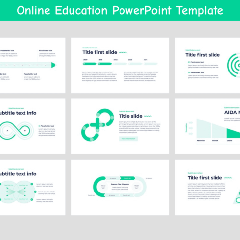 Online Education PowerPoint Template.