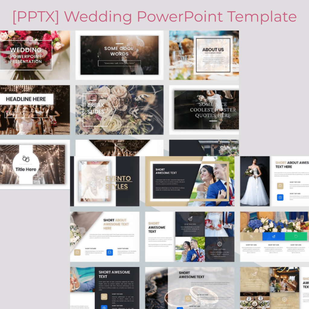 [PPTX] Wedding PowerPoint Template – MasterBundles