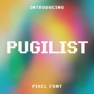 Pugilist Pixel Font Example.