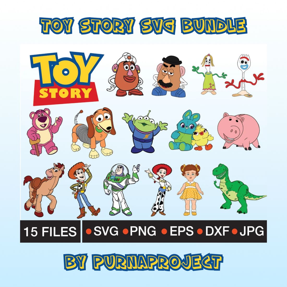 Toy Story SVG Bundle.