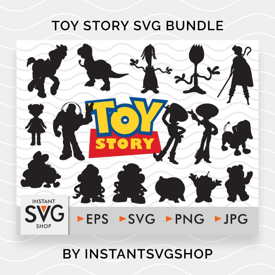 17 Toy Story SVG Bundle.
