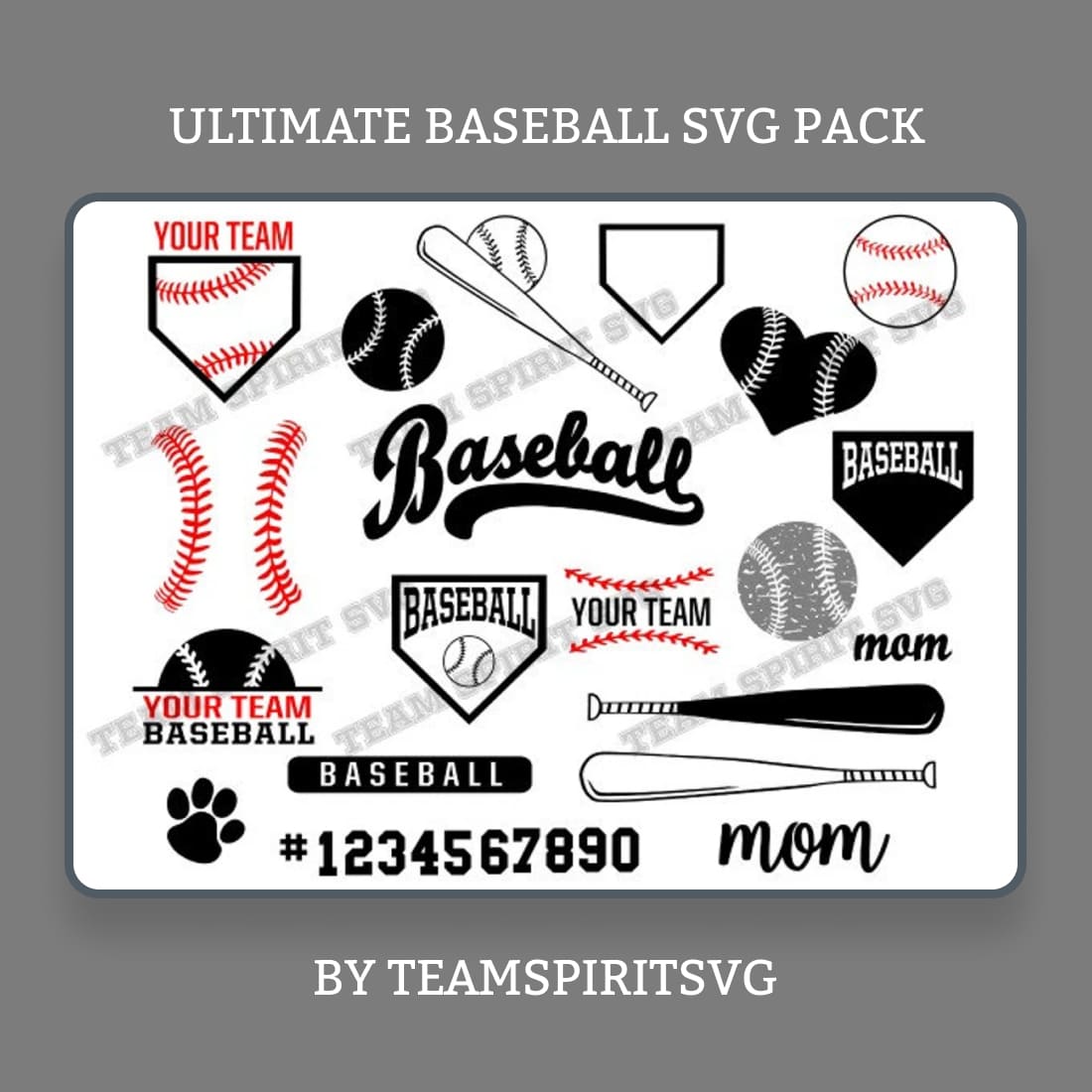 Ultimate Baseball SVG Pack.