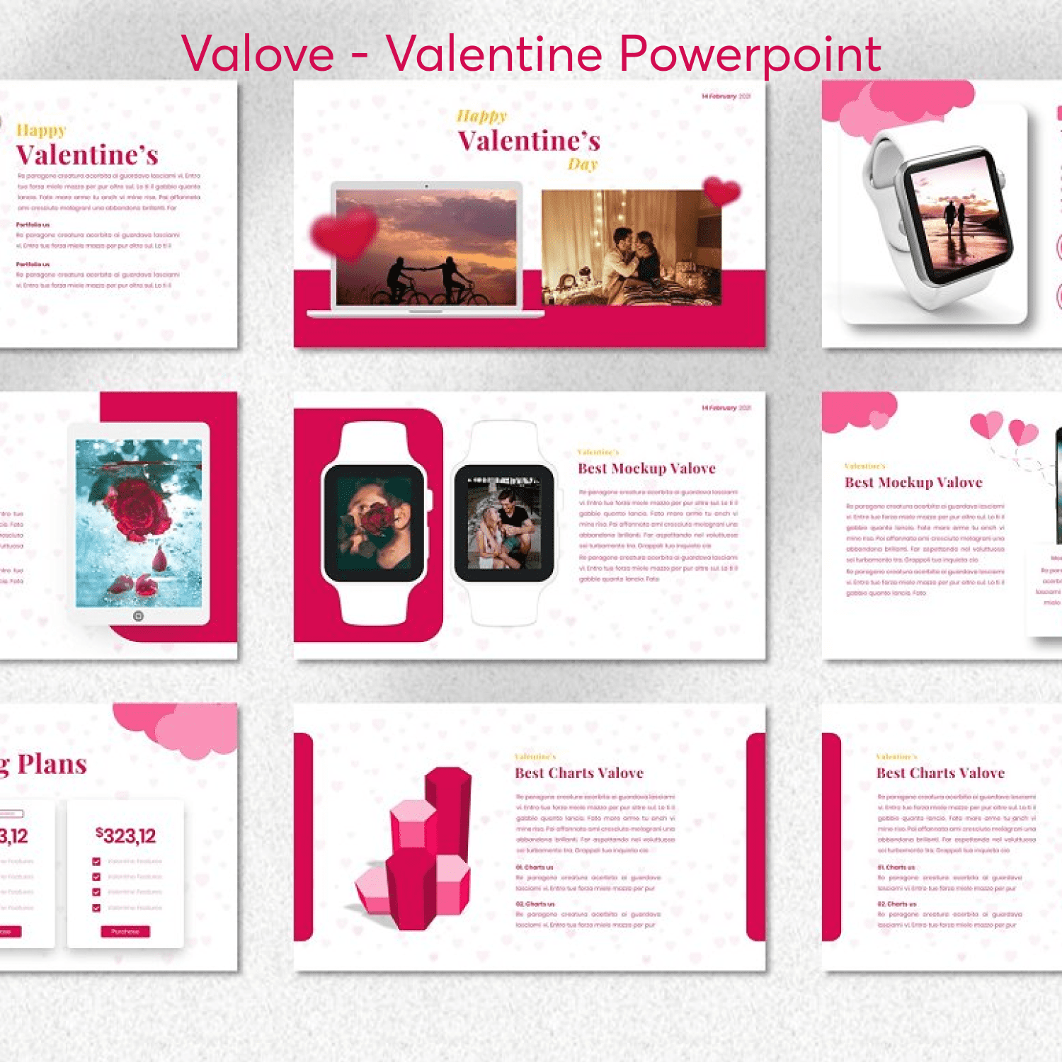 Valove - Valentine Powerpoint cover.