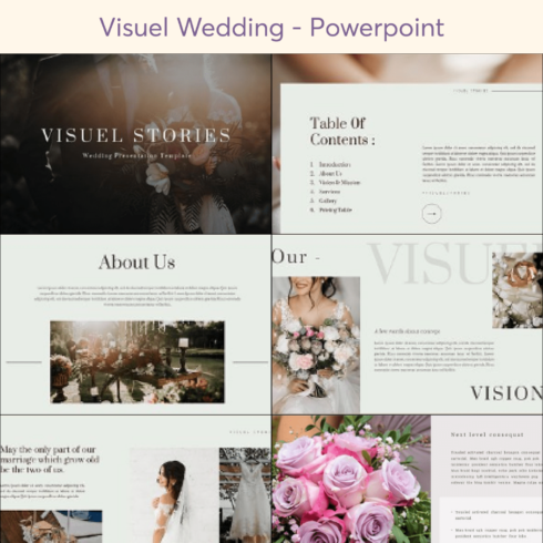 Visuel Wedding - Powerpoint.