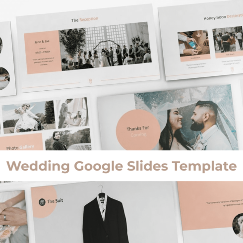 Wedding Google Slides Template.
