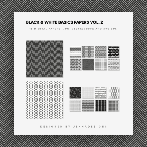 Black & White Basics Papers Vol. 2.