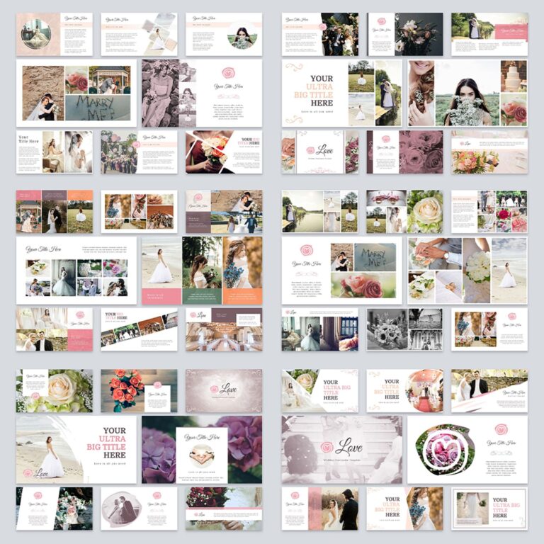 Love - Wedding Powerpoint Template – MasterBundles