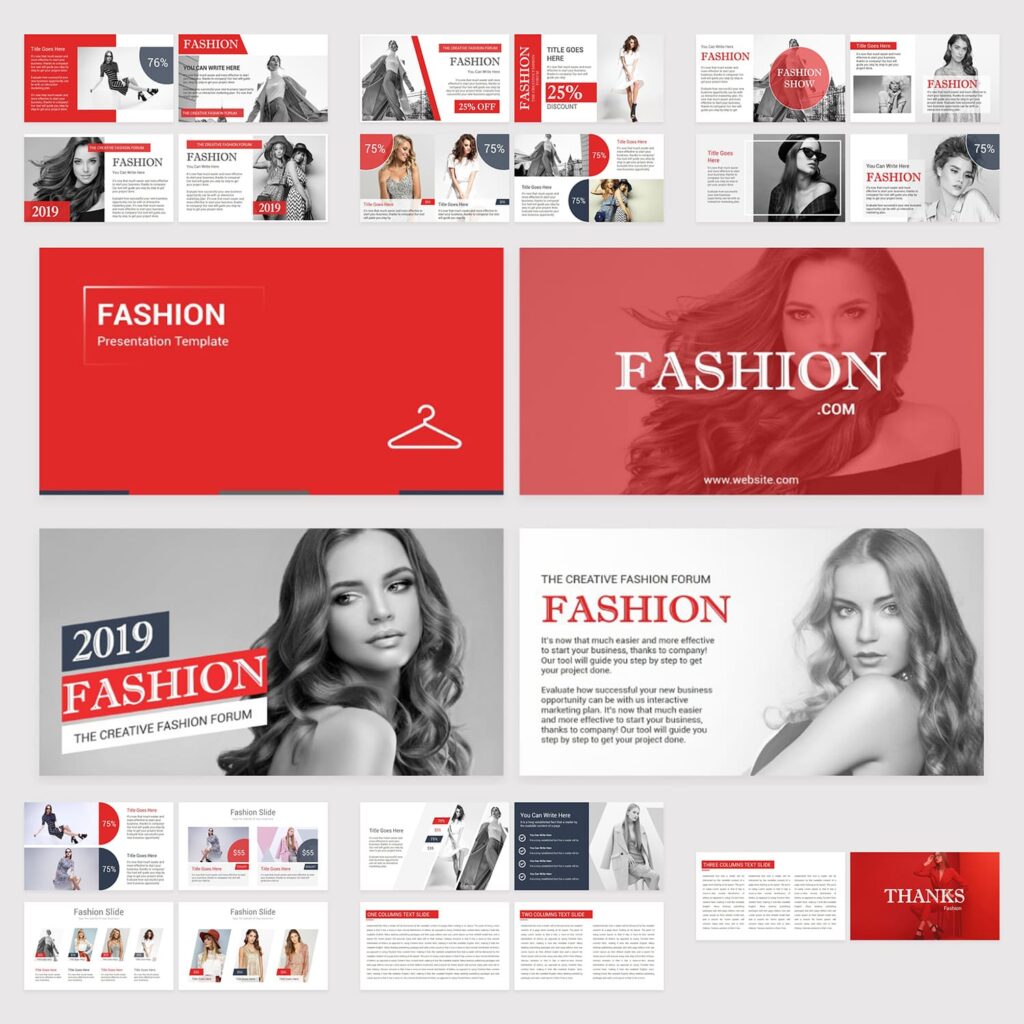 Fashion PowerPoint Presentation – MasterBundles