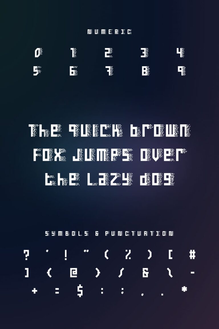 Although Pixel Font – MasterBundles
