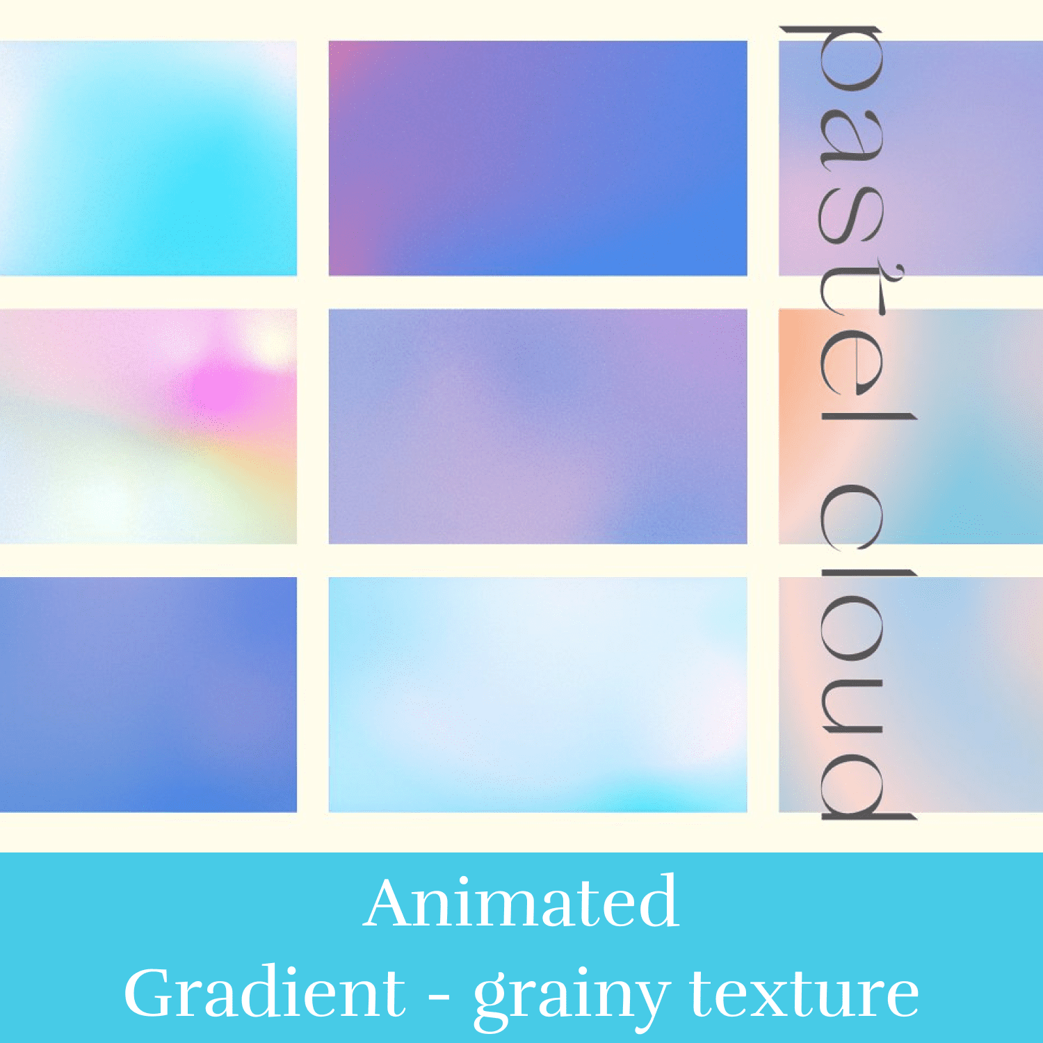 Animated Gradient - Grainy Texture.