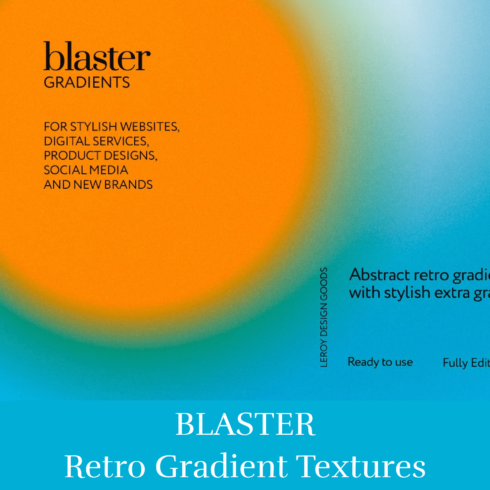 BLASTER Retro Gradient Textures.