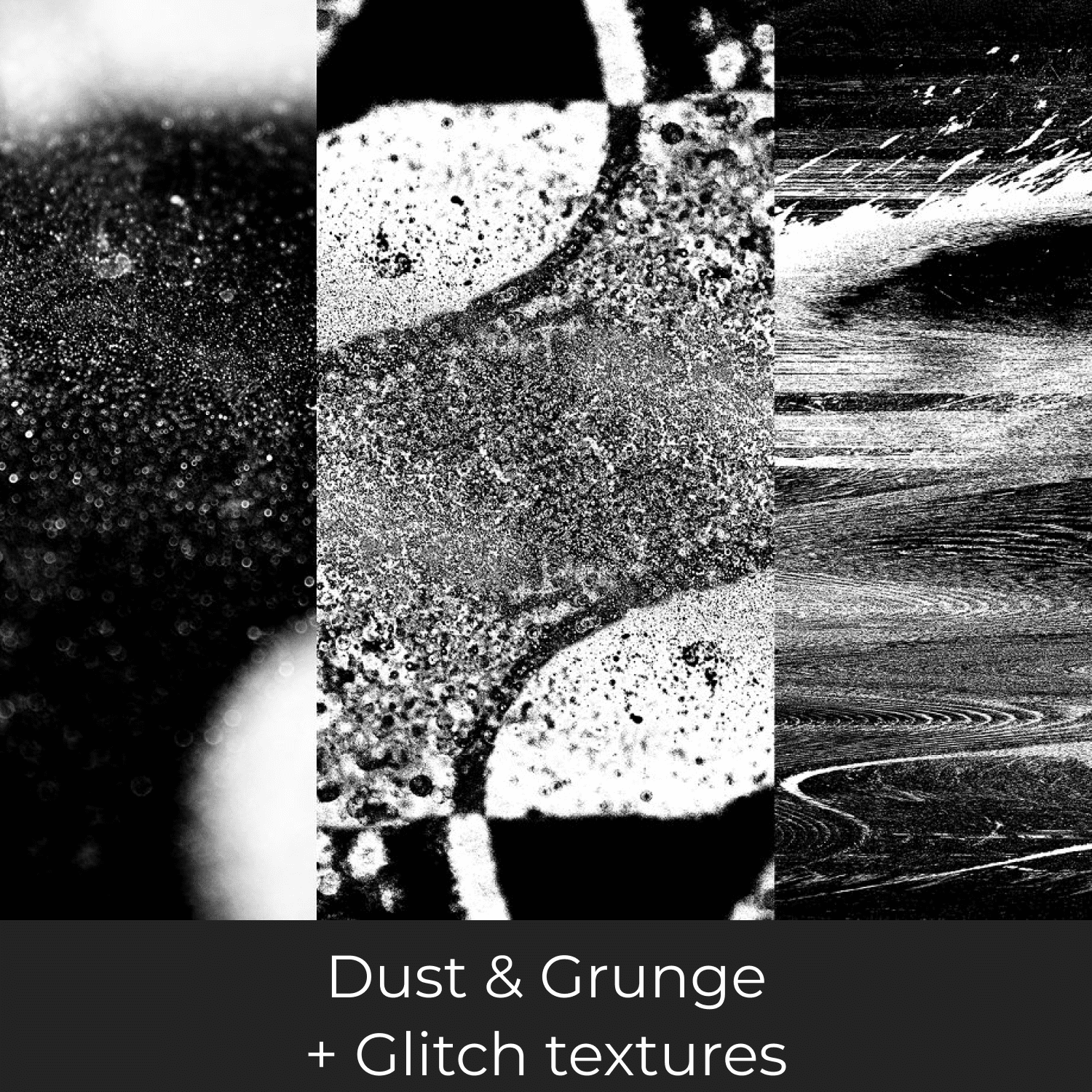 Dust & Grunge + Glitch textures cover.