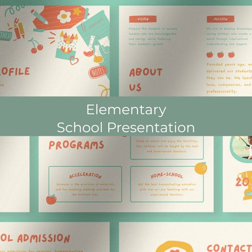 elementary school data presentation