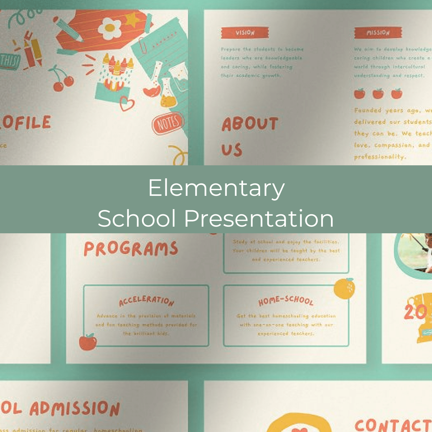 Elementary School Presentation cover.