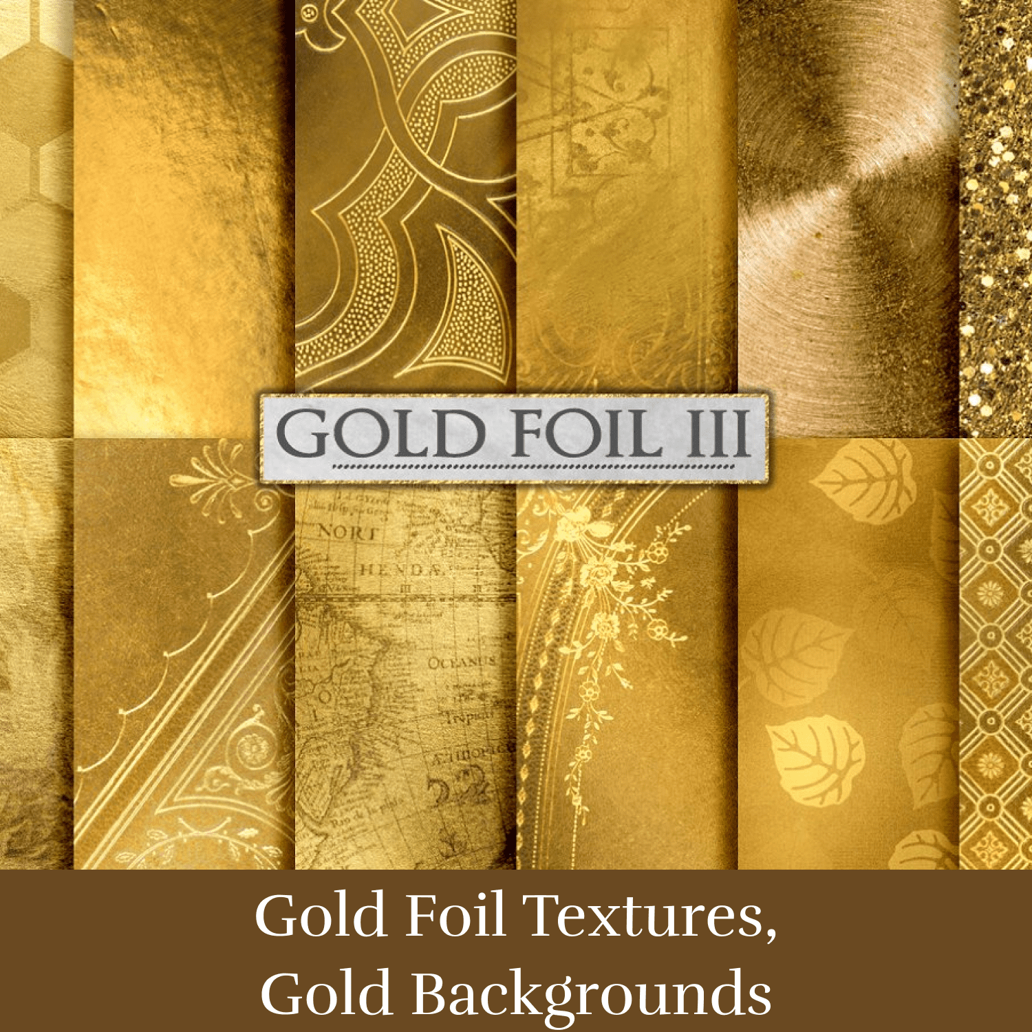 Gold Foil Textures, Gold Backgrounds.