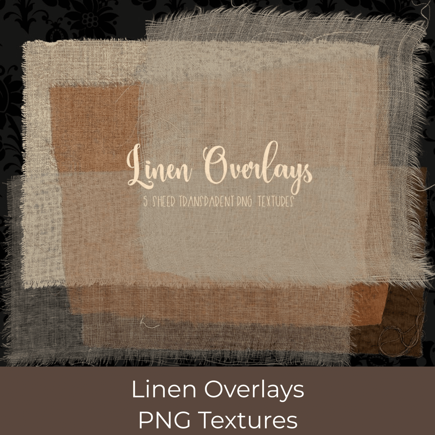 Linen Overlays - PNG Textures.