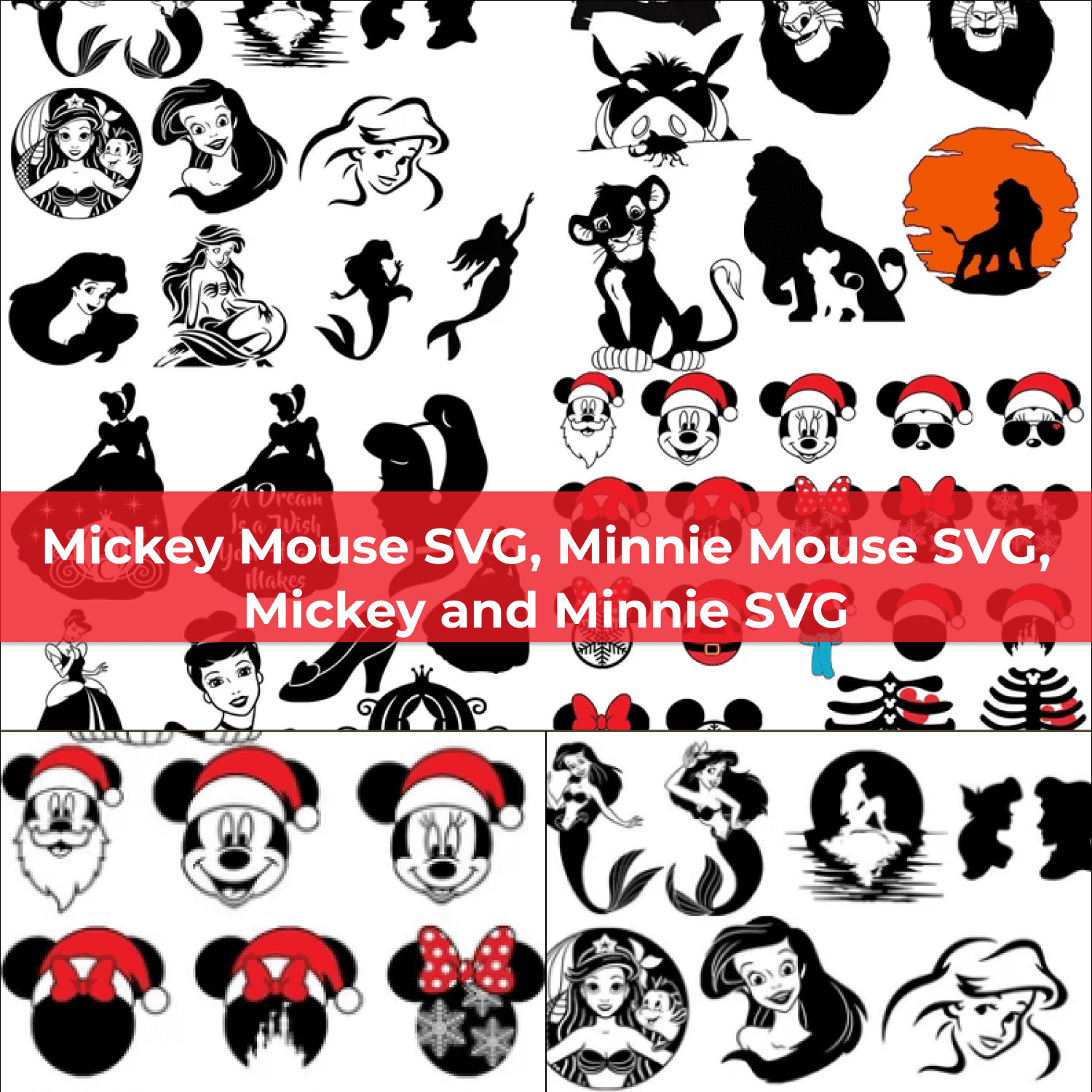 Mickey and Minnie SVG cover.