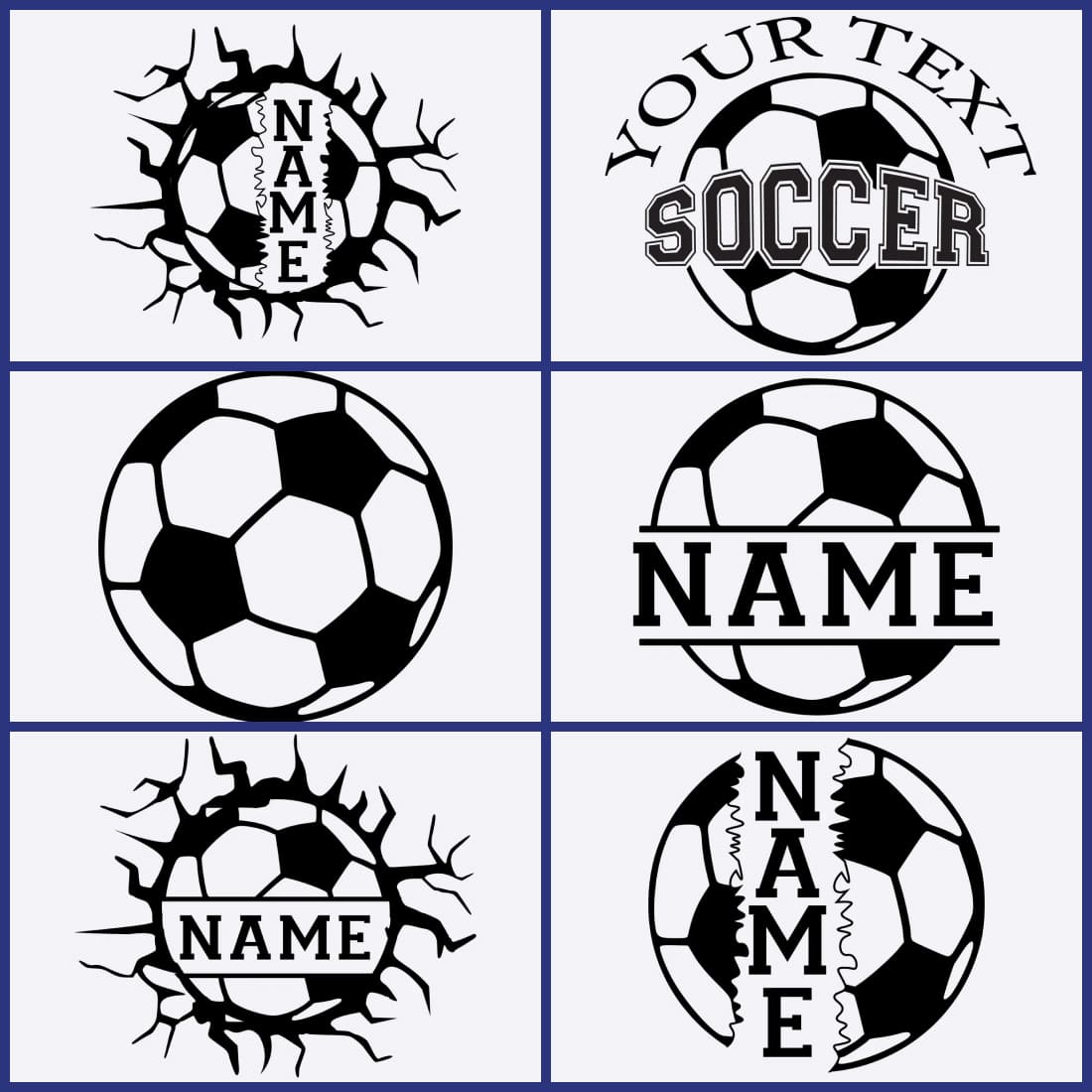 Name Soccer SVG cover.