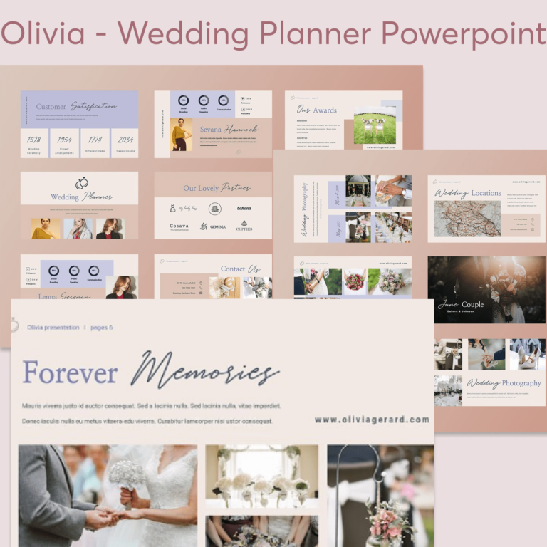 Olivia - Wedding Planner Powerpoint – MasterBundles