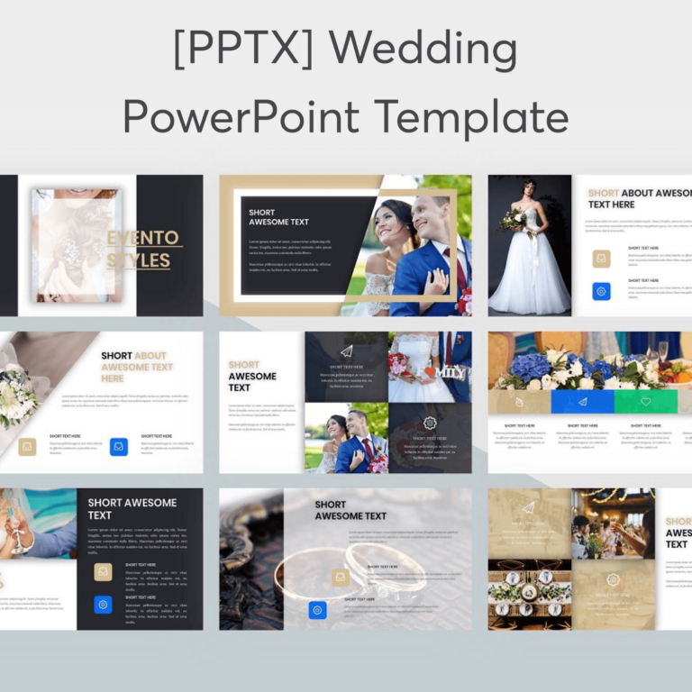 [PPTX] Wedding PowerPoint Template – MasterBundles