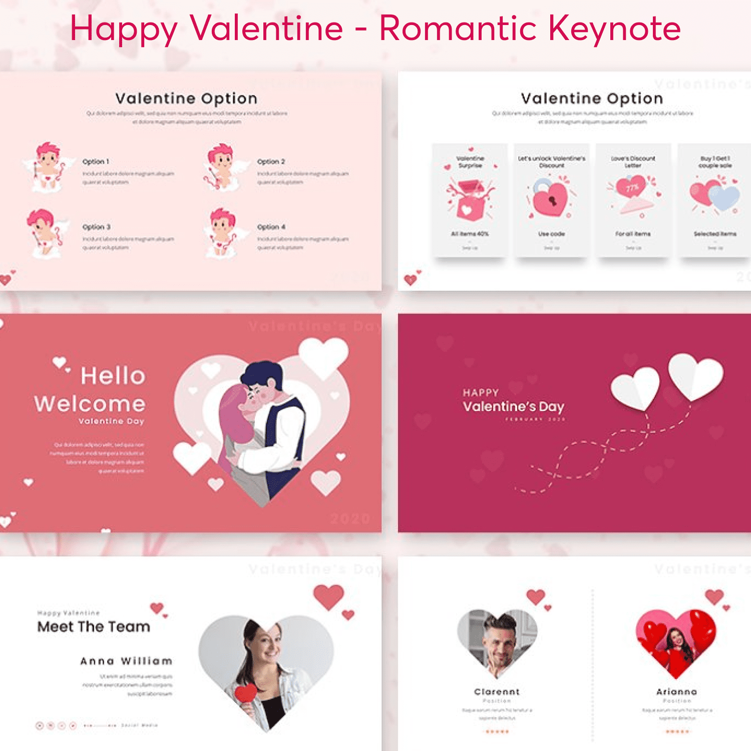 Romantic Valentine - Romantic Keynote Option.