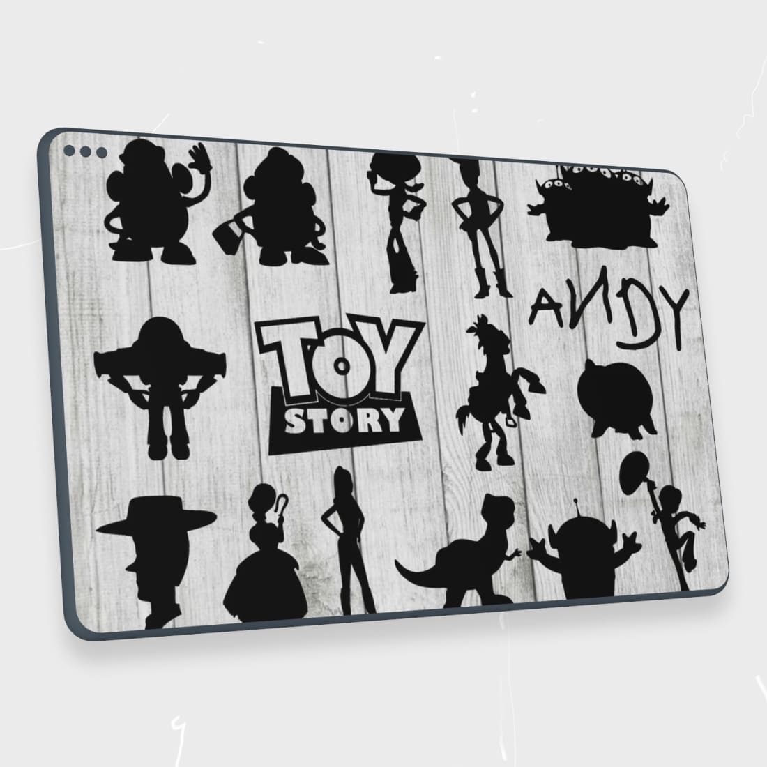 Toy story svg bundle cover.