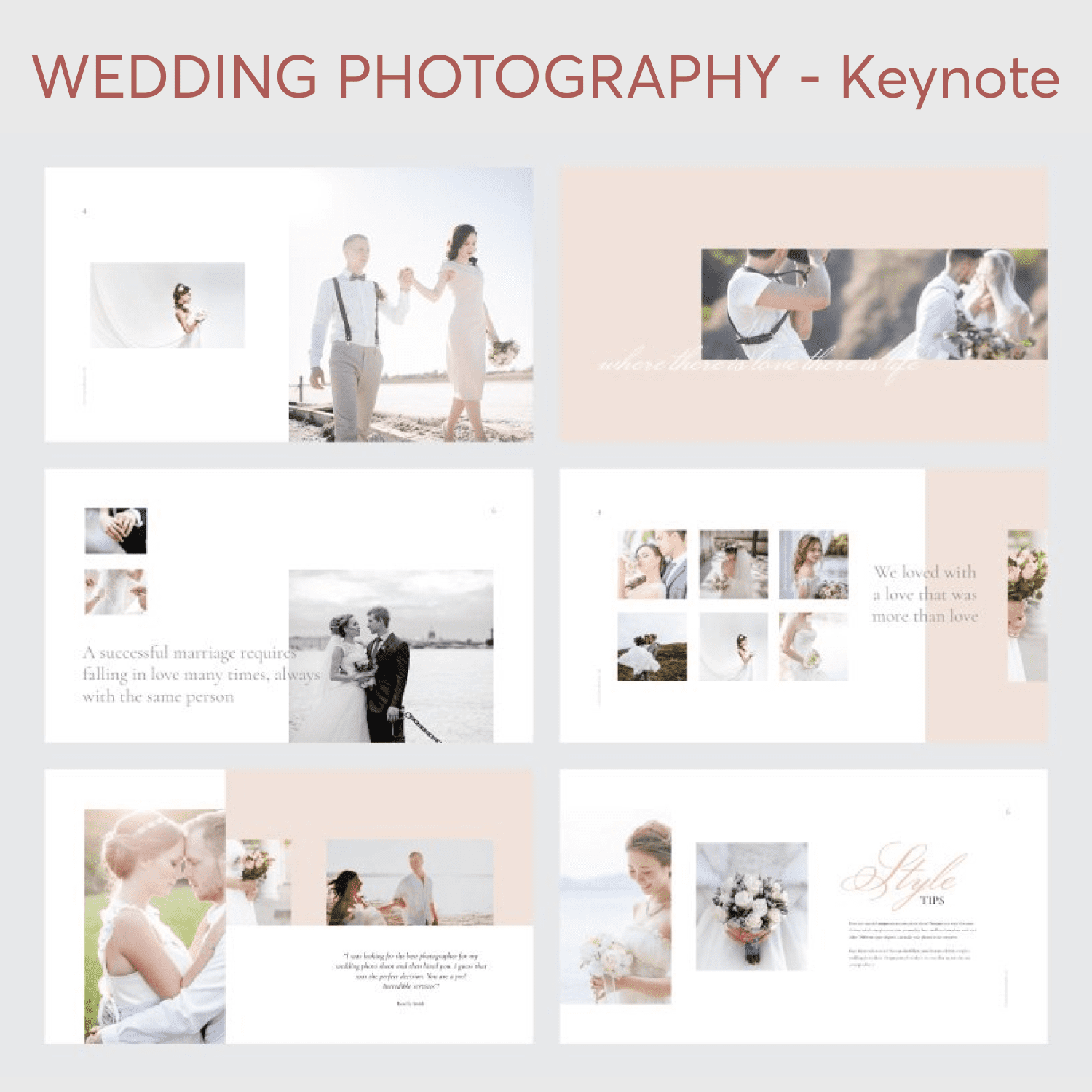 WEDDING PHOTOGRAPHY - Keynote cover.