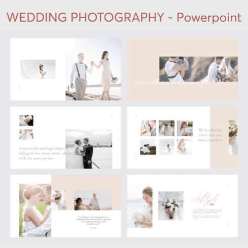 WEDDING PHOTOGRAPHY - Powerpoint cover.