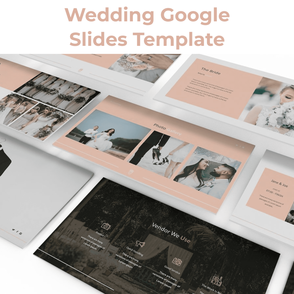 Wedding Google Slides Template – MasterBundles