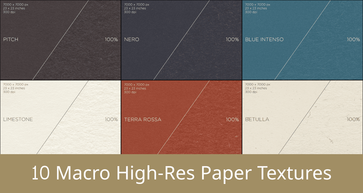 10 Macro High-Res Paper Textures.