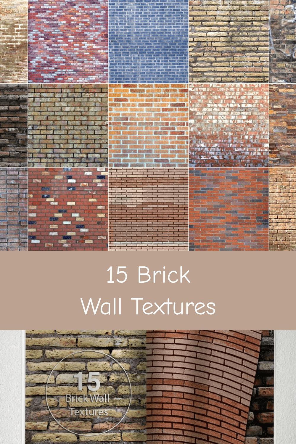 15 Brick Wall Textures.
