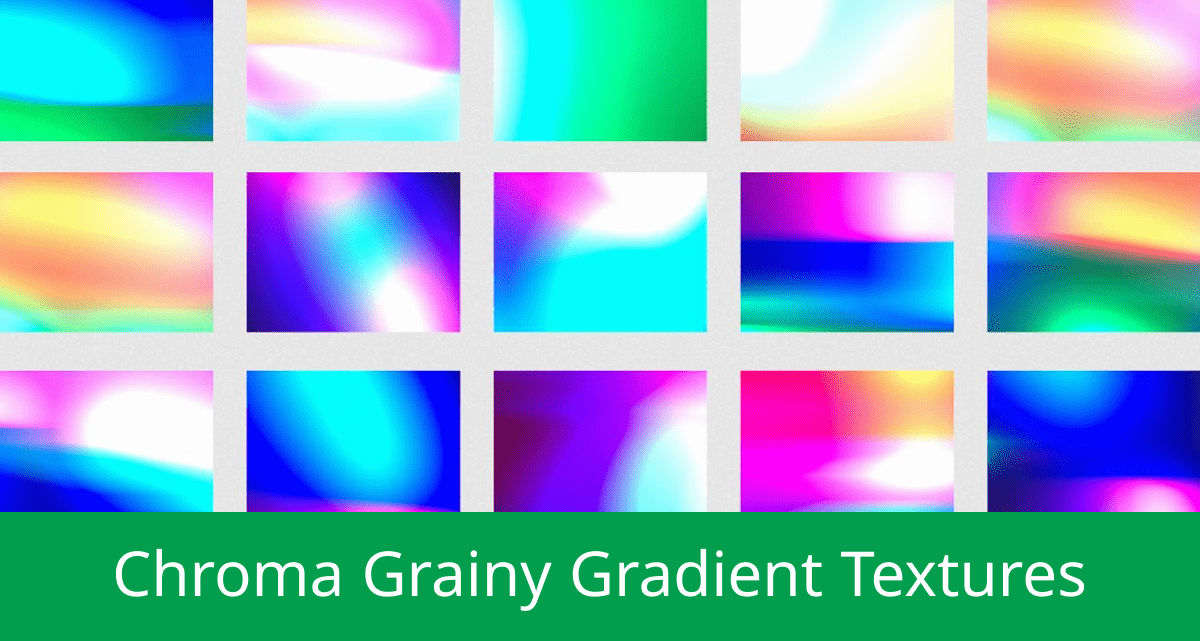 Chroma grainy gradient texture.