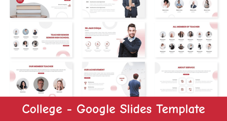 College - Google Slides Template – MasterBundles