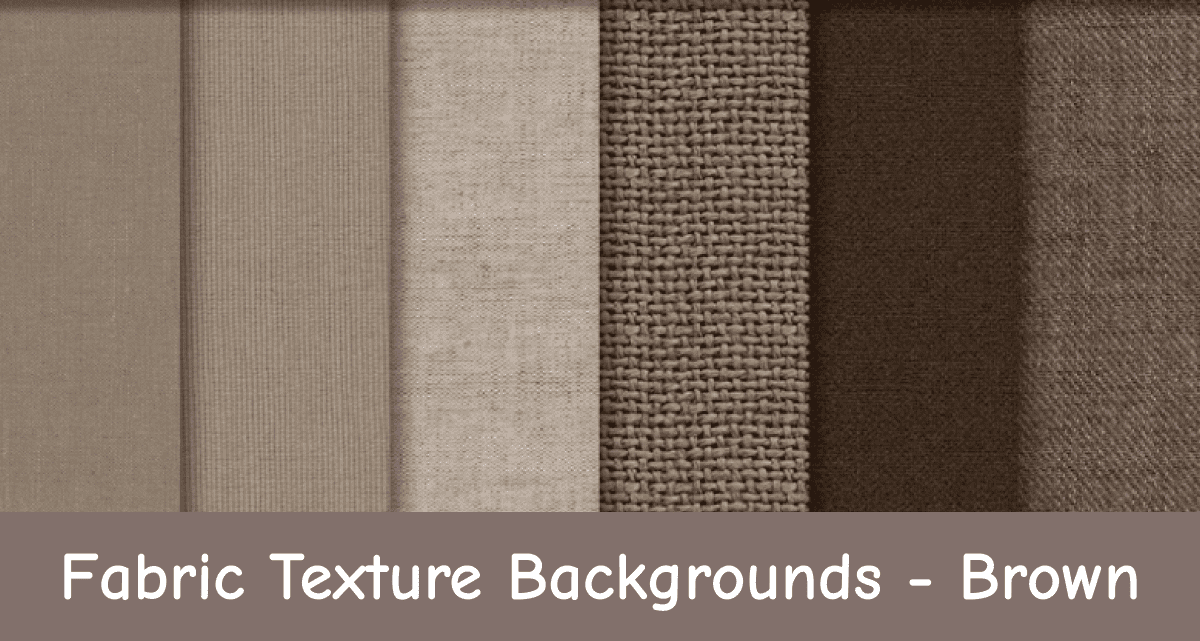 Fabric Texture Backgrounds - Brown.