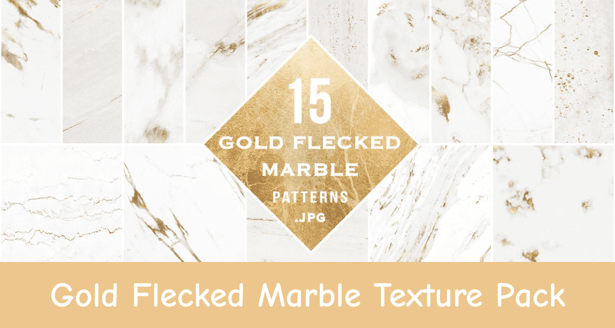 Gold marble collection.