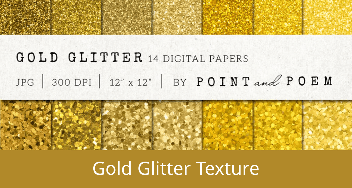 Gold glitter texture.