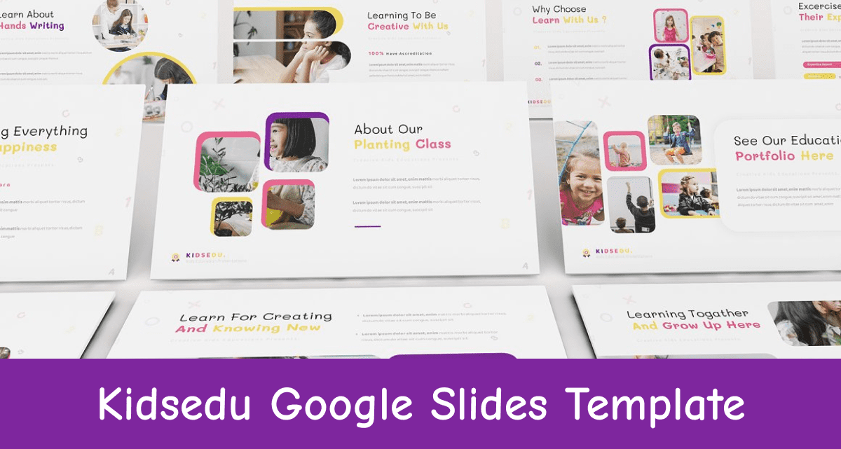 Preview of Kidsedu Google Slides Template - Animation & Transition.