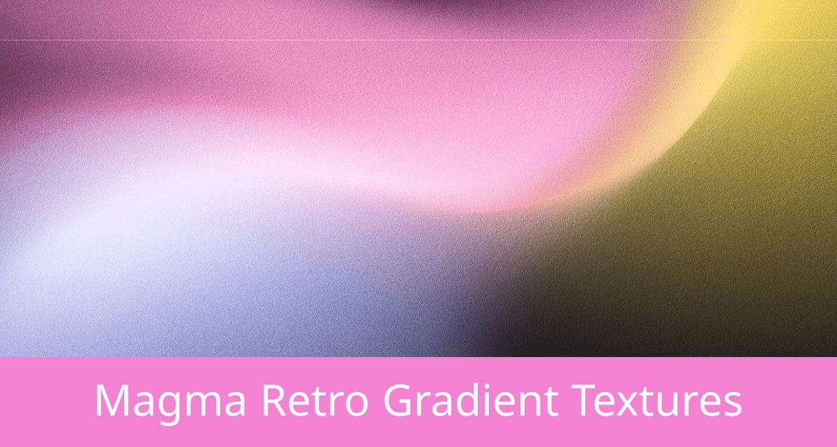Magma retro gradient textures.