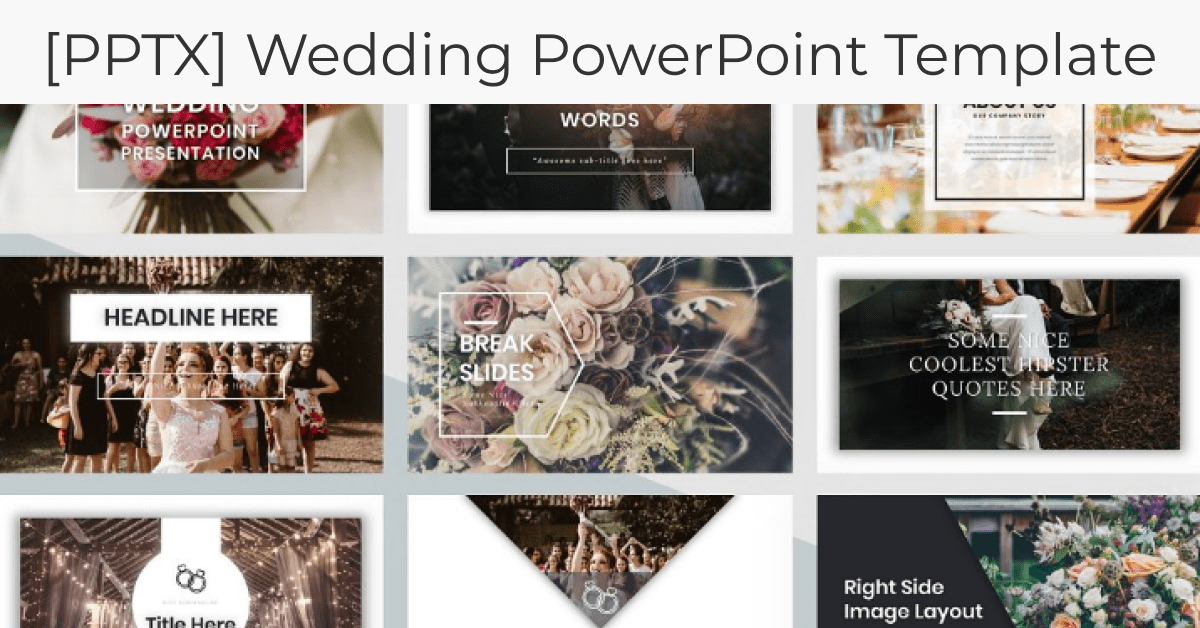 [PPTX] Wedding PowerPoint Template – MasterBundles