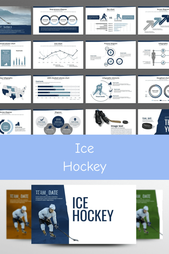 Ice Hockey Powerpoint Template – MasterBundles