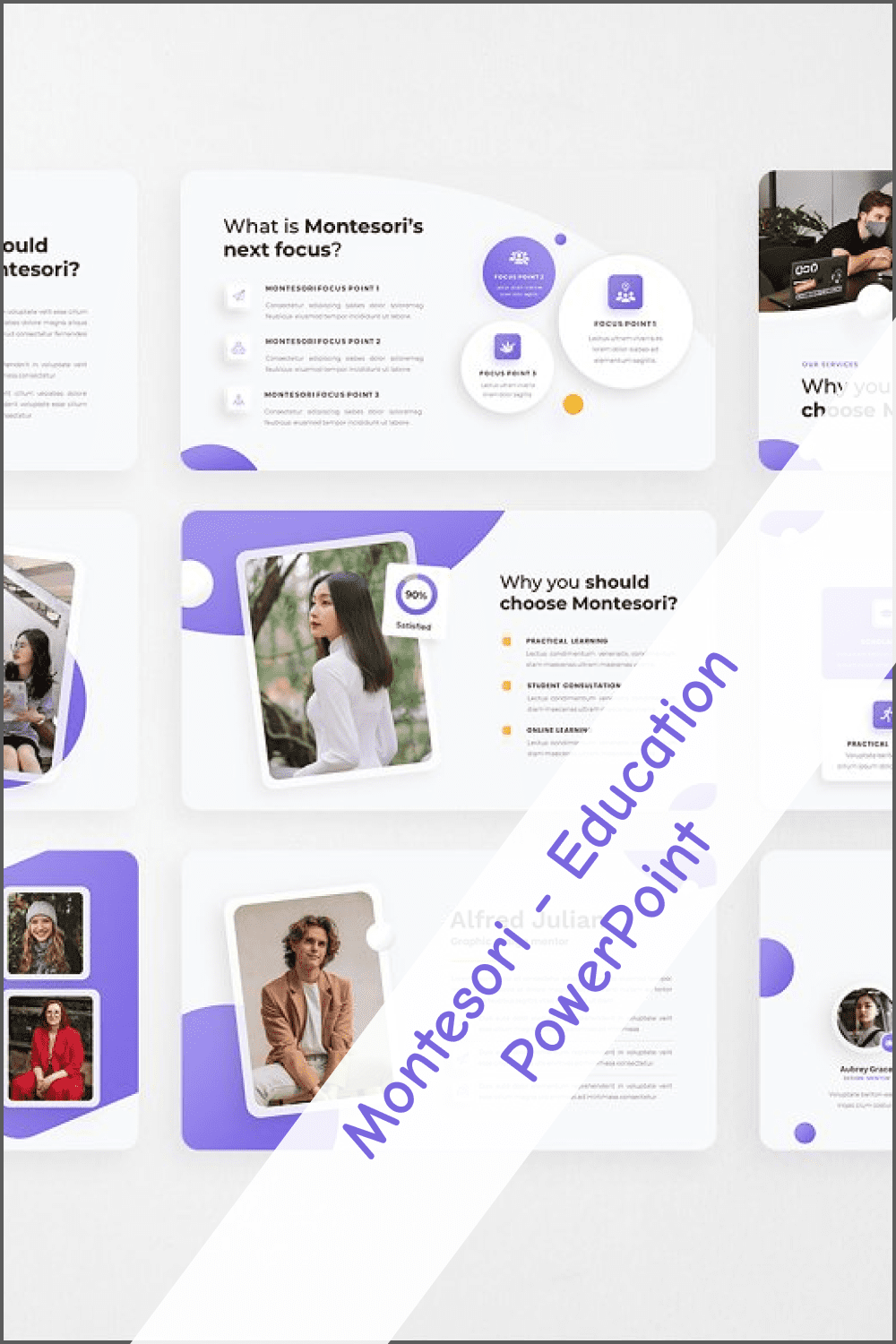 Minimalistic template for education.
