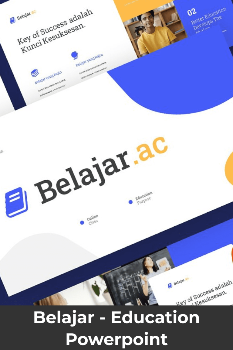 Belajar - Education Powerpoint – MasterBundles