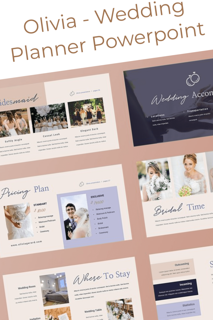 Olivia - Wedding Planner Powerpoint – MasterBundles