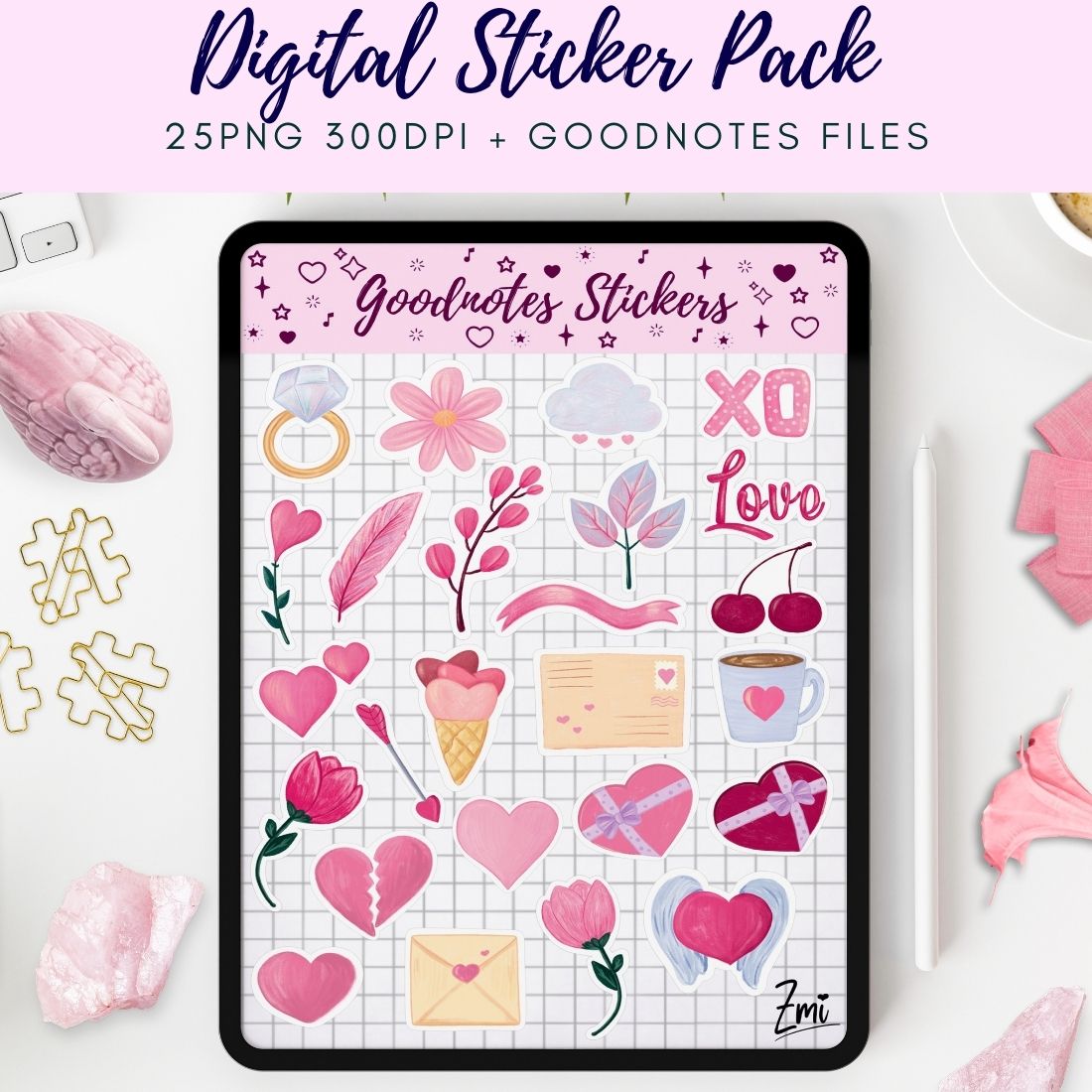goodnotes transparent digital planner stickers png