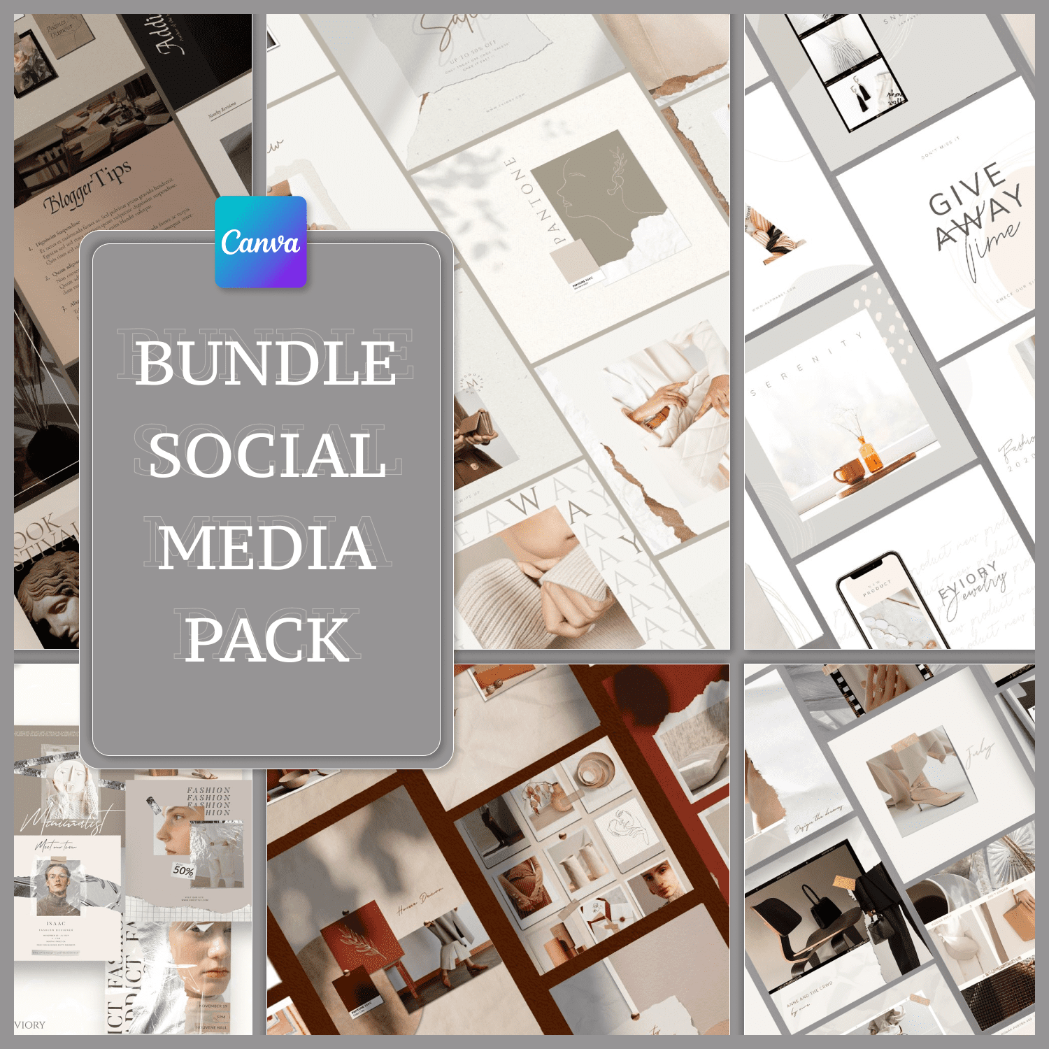 CANVA Bundle Social Media Pack.